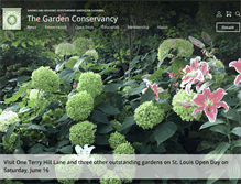 Tablet Screenshot of gardenconservancy.org